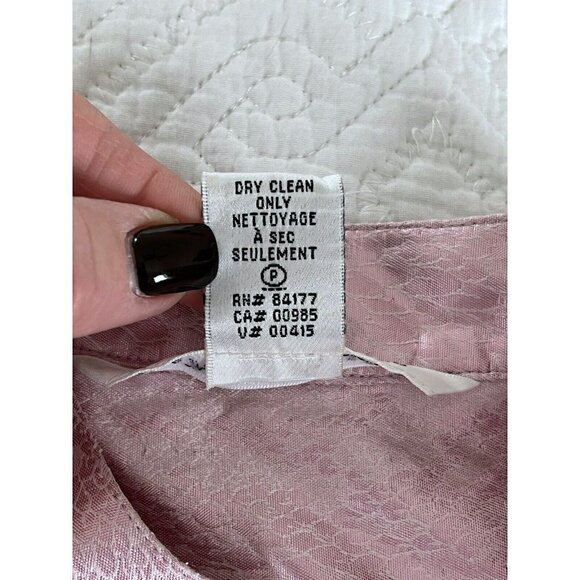 Diane Von Furstenberg Pink White Shiny Snake Print Button Front Mini Dress Sz 2 - Picture 6 of 6